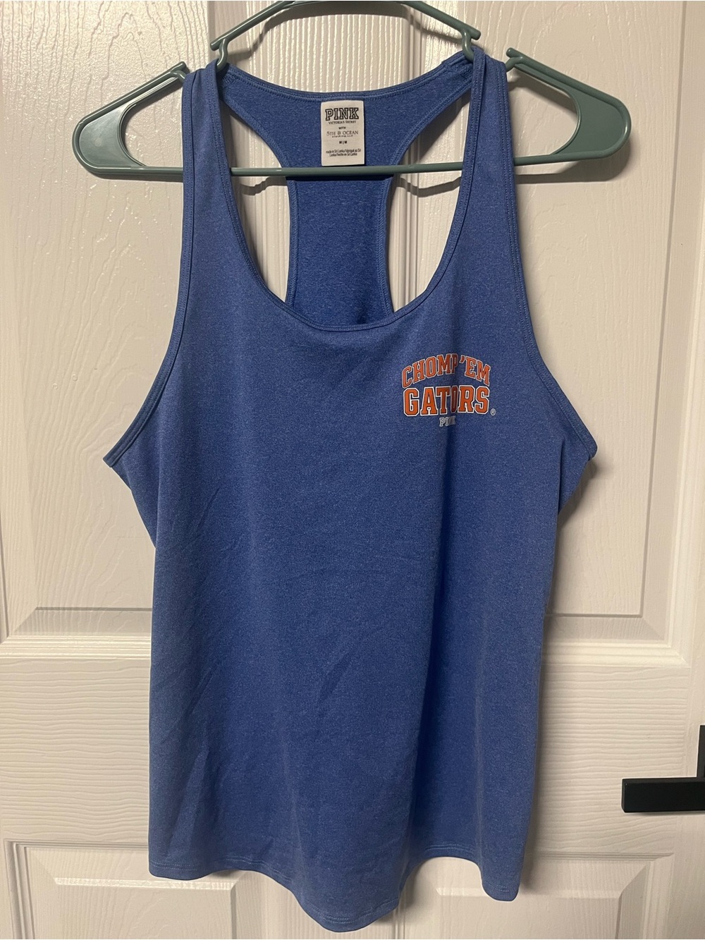 Pink Chomp’em Florida Gators women sleeveless shirt blue medium athletic